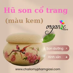 HŨ SON CỔ TRANG (MÀU KEM)