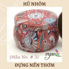 HŨ NHÔM ĐỰNG NẾN THƠM 100G (MẪU NO.#3)
