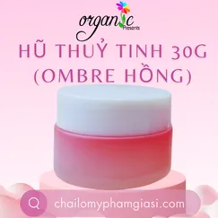 HŨ KEM DƯỠNG THỦY TINH 30G (OMBRE HỒNG)