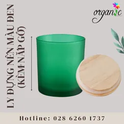 LY THỦY TINH ĐỰNG NẾN THƠM 150G (MÀU XANH LÁ)