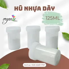 HỦ NHỰA DÀY 125ML