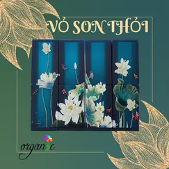 VỎ SON HANDMADE (IN 3D - MÀU XANH HOA SEN TRẮNG)