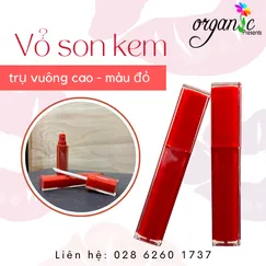 VỎ SON KEM (TRỤ VUÔNG CAO - MÀU ĐỎ)