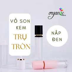 VỎ SON KEM (TRỤ MỜ - NẮP ĐEN)