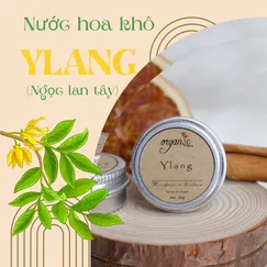 NƯỚC HOA KHÔ (SOLID PERFUME) - MÙI HƯƠNG YLANG QUYẾN RŨ