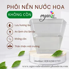 PHÔI NỀN (DUNG MÔI) NƯỚC HOA  KHÔNG CỒN