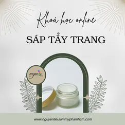 (ONLINE) KHÓA HỌC LÀM SÁP TẨY TRANG DƯỠNG ẨM - LÀM MỀM