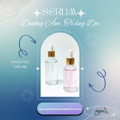 (ONLINE) KHÓA HỌC LÀM SERUM DƯỠNG ẨM SÁNG DA