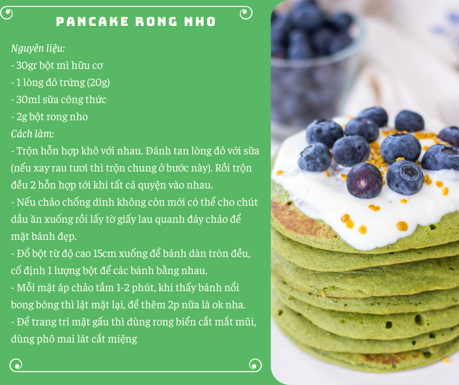 Làm bánh hương vị bột rong nho Làm bánh hương vị bột rong nho