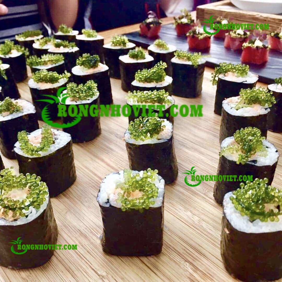 Món ngon cùng rong nho biển Món ngon cùng rong nho biển