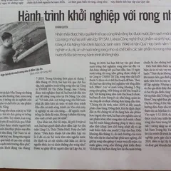 Khởi nghiệp với dự án Rong Nho Việt