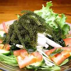 Cách chế biến salad rong nho biển