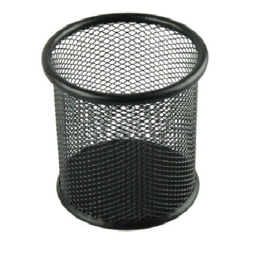 Hộp cắm viết sắt tròn (027251) _(9 x 10)cm
