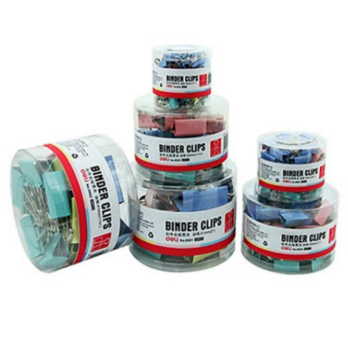 Kẹp bướm màu Deli 15mm - 19mm - 25mm - 32mm - 41mm - 51mm