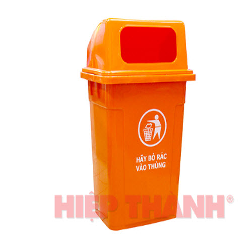 THÙNG RÁC 90L NẮP HỞ