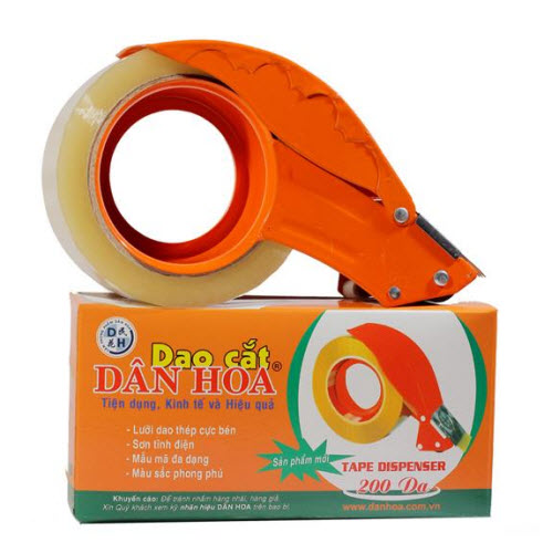 Dụng cụ cắt băng keo Dân Hoa 5cm - 200yard - thân sắt