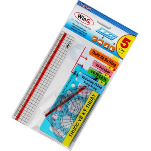 Thước bộ trắng 5 cây  WinQ T-160
