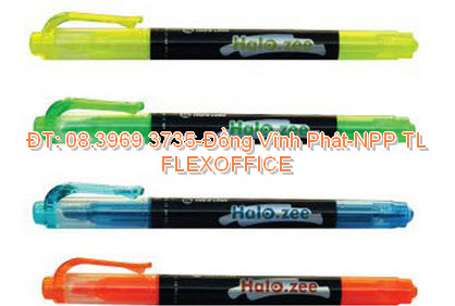 Bút dạ quang Thiên Long FO-HL01 vàng, lá, biển, hồng, cam