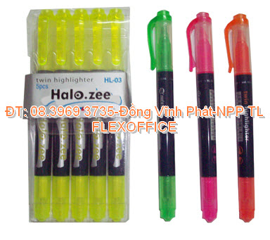 Bút dạ quang Thiên Long HL03 Halozee