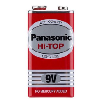 Pin 9V Panasonic Hi-Top 6F22DT/1S Carbon gói 1 viên chính hãng