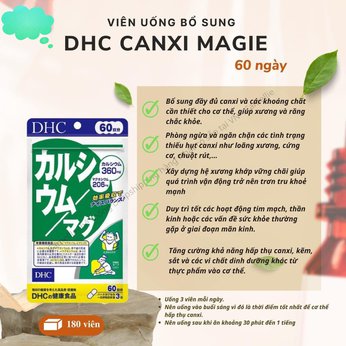 Viên uống bổ sung Canxi DHC Nhật Bản 