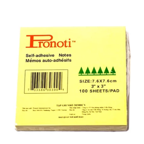 Giấy note Pronoti 30300 3*3in