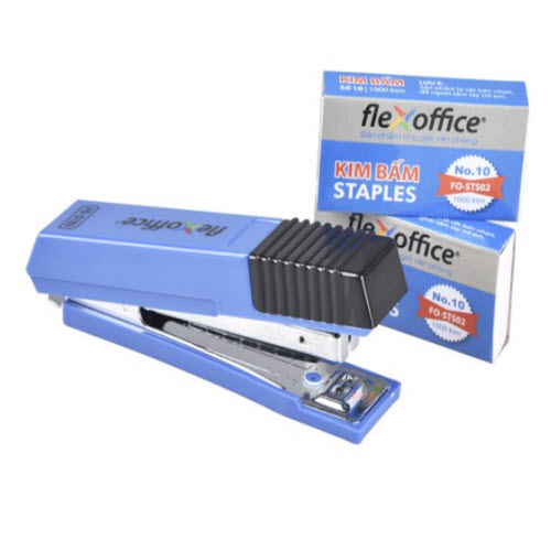Bộ bấm kim số 10 và kim bấm Flexoffice FO-ST03-S2