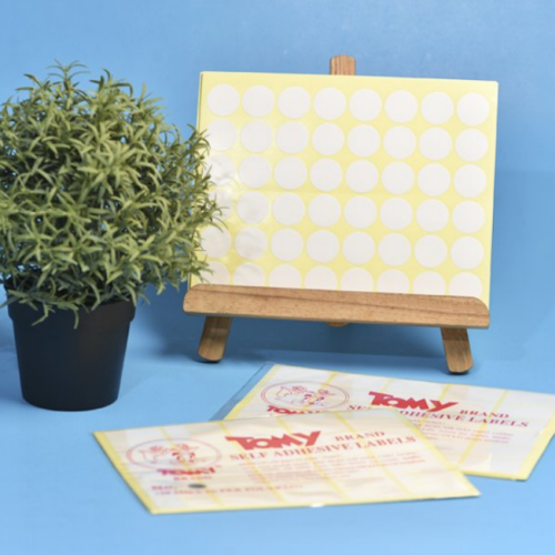 Giấy dán nhãn Tomy A5 đủ SỐ