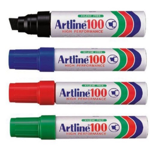 Bút lông dầu ngòi lớn  Artline EK-100 ( Bút cối thông dụng dành cho diễn giả ) - hộp 12 cây