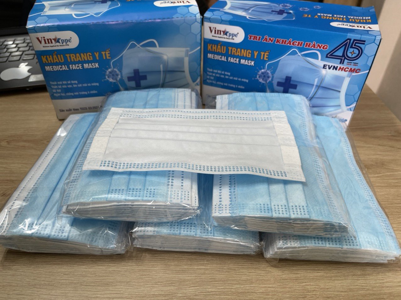 KHẨU TRANG 4 LỚP KHÁNG KHUẨN VINAPPE