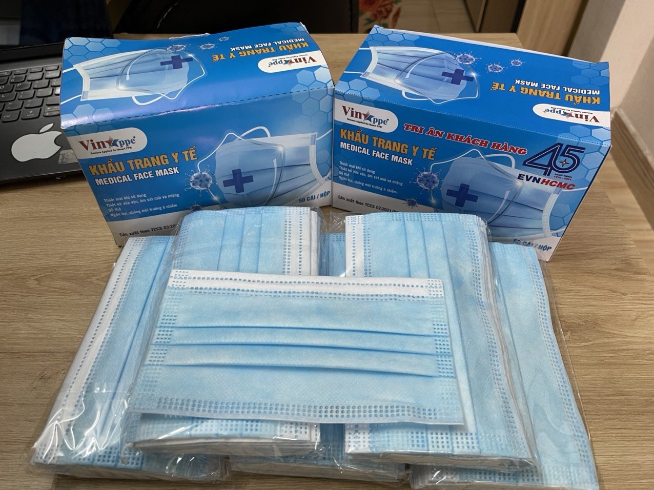 KHẨU TRANG 4 LỚP KHÁNG KHUẨN VINAPPE