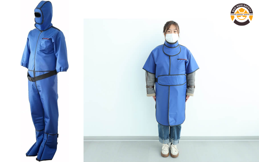 Áo chì có giáp cổ Áo chì có giáp cổ