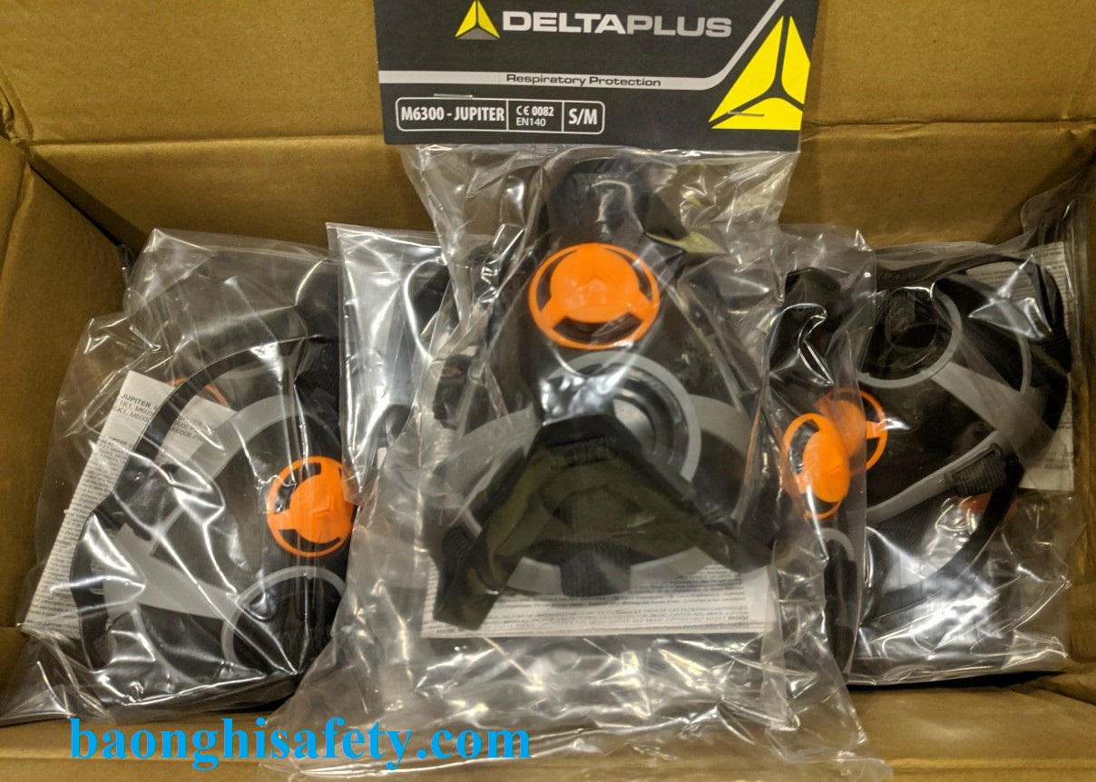 MẶT NẠ PHÒNG ĐỘC DELTAPLUS M6300 MỘT PHIN LỌC