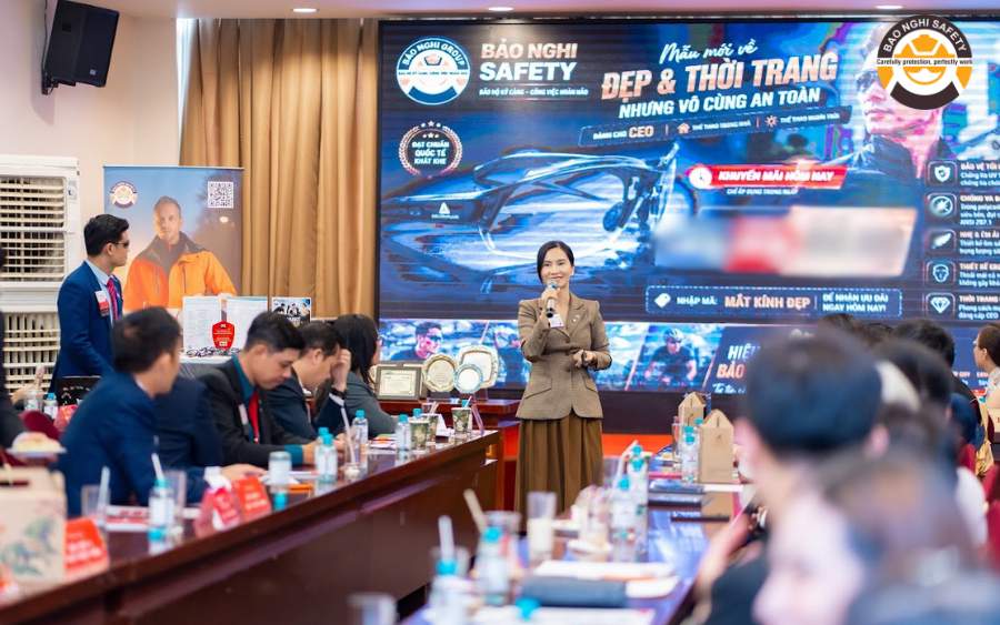 Đại diện chia sẻ tại chương trình là Ms. Ngô Thị Mai – Giám đốc Bảo Nghi Group Đại diện chia sẻ tại chương trình là Ms. Ngô Thị Mai – Giám đốc Bảo Nghi Group