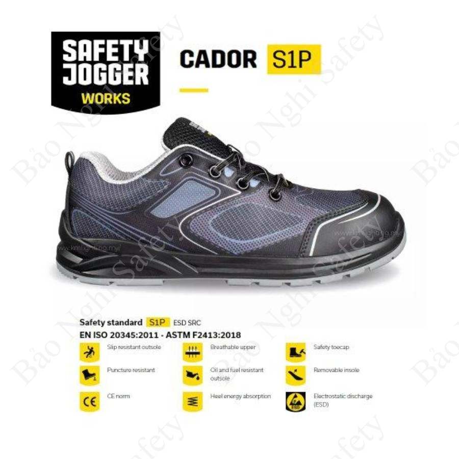 GIÀY BẢO HỘ JOGGER CADOR S1P SIÊU NHẸ THOÁNG MÁT