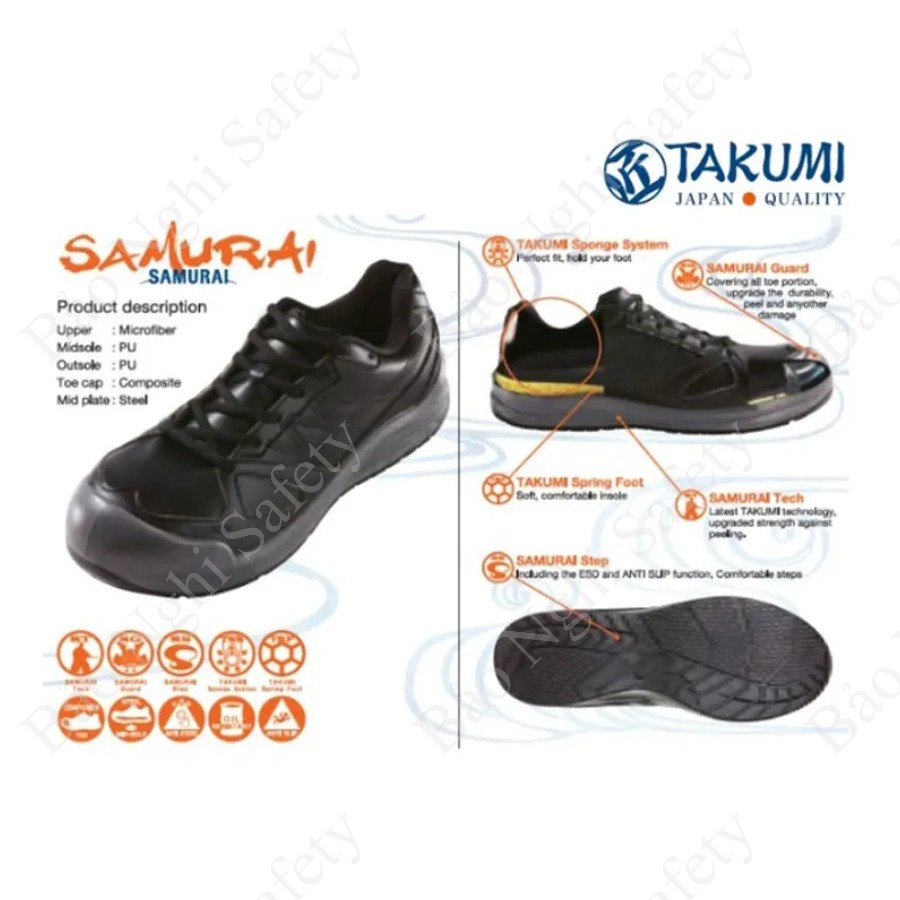 GIÀY BẢO HỘ CHỐNG ĐINH TAKUMI SAMURAI