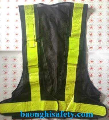 Áo phản quang chữ A có túi trước ngực