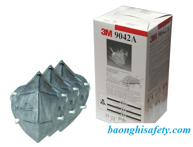 Khẩu trang than hoạt tính 3M 9042A