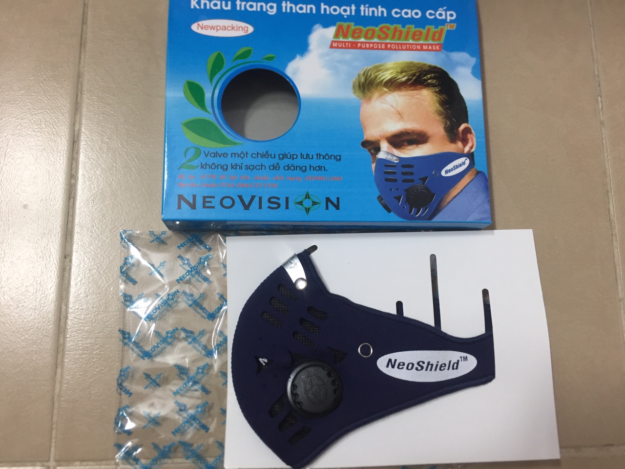 khẩu trang than hoạt tính neoshield