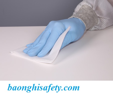 Găng tay Nitrile xanh không bột