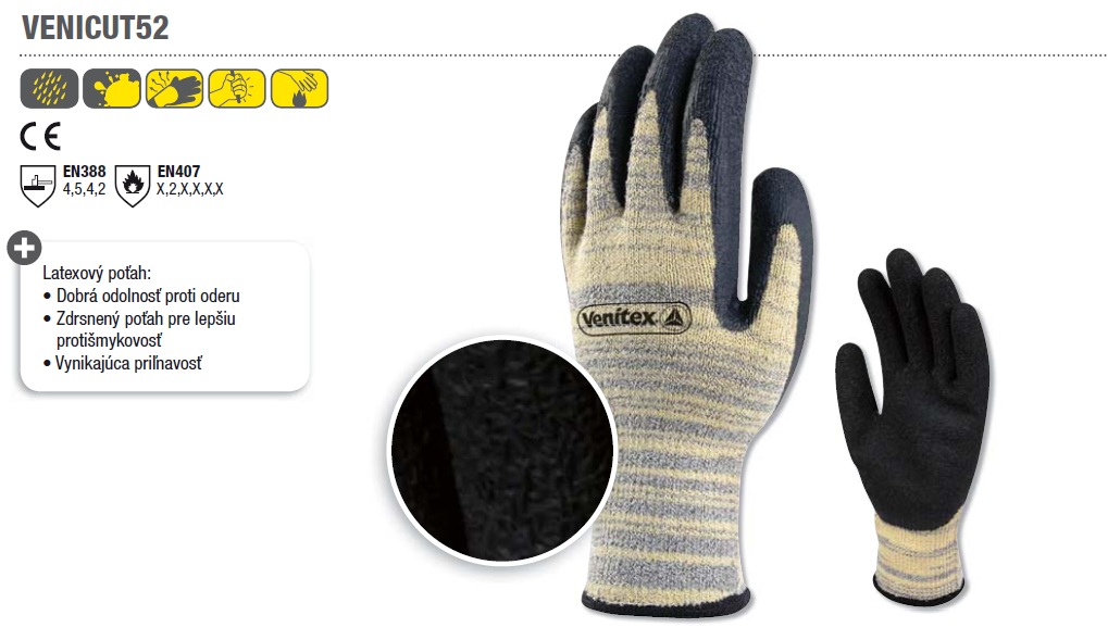 găng tay chống cắt Deltaplus Venicut52