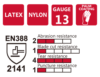 Lớp phủ Latex găng tay Takumi Max - Grip SG - 310