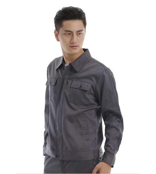 Quấn áo bảo hộ kaki màu ghi xám