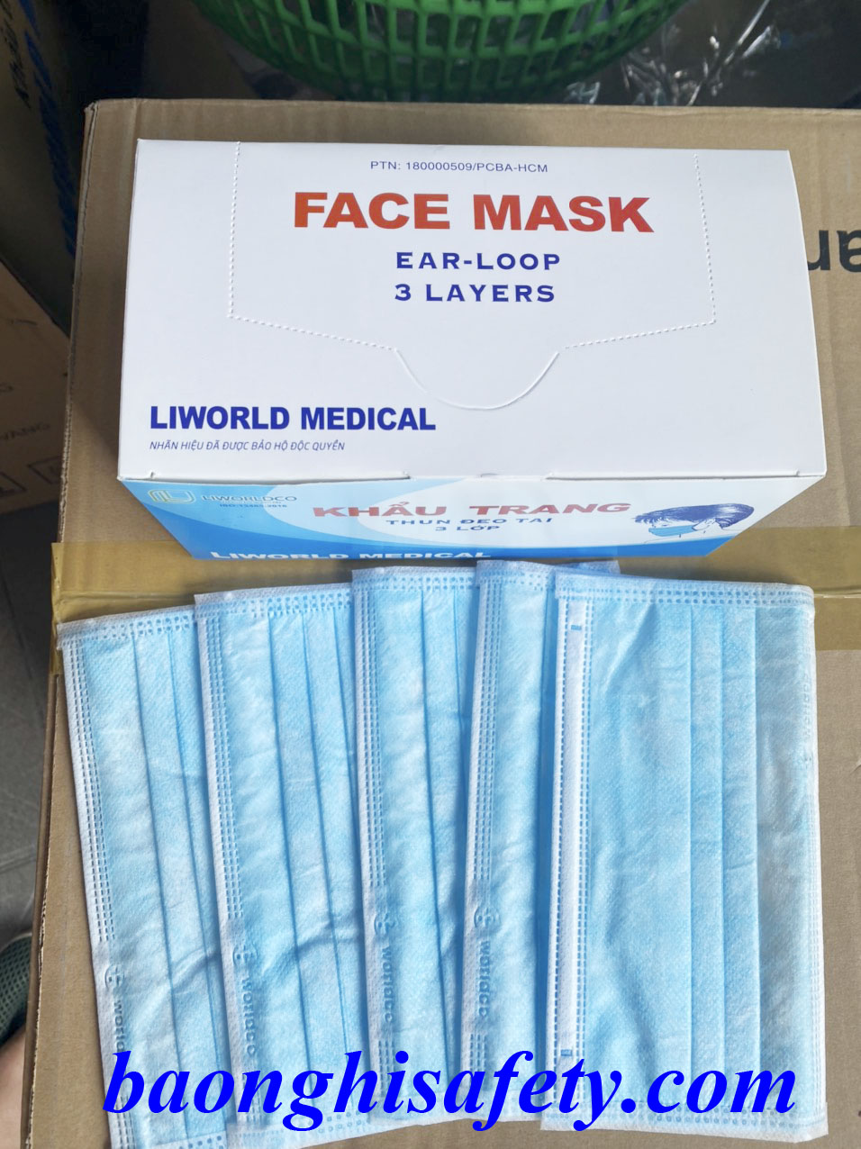 KHẨU TRANG Y TẾ 3 LỚP LIWORLD MEDICAL