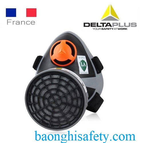 MẶT NẠ PHÒNG ĐỘC DELTAPLUS M6300 MỘT PHIN LỌC