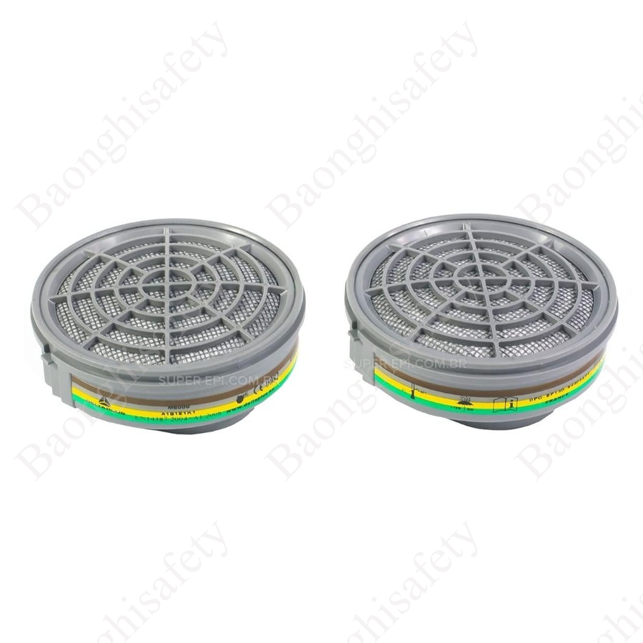 PHIN LỌC ĐA NĂNG DELTAPLUS M6000ABEK1 LỌC HƠI HỮU CƠ, KHÍ AXIT, AMMONIAC VÀ METHYLAMINES