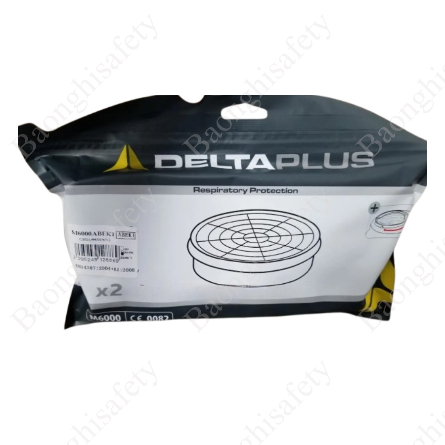 PHIN LỌC ĐA NĂNG DELTAPLUS M6000ABEK1 LỌC HƠI HỮU CƠ, KHÍ AXIT, AMMONIAC VÀ METHYLAMINES