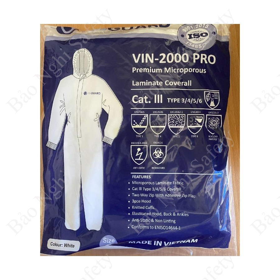 QUẦN ÁO CHỐNG HÓA CHẤT VINGUARD 2000 PRO