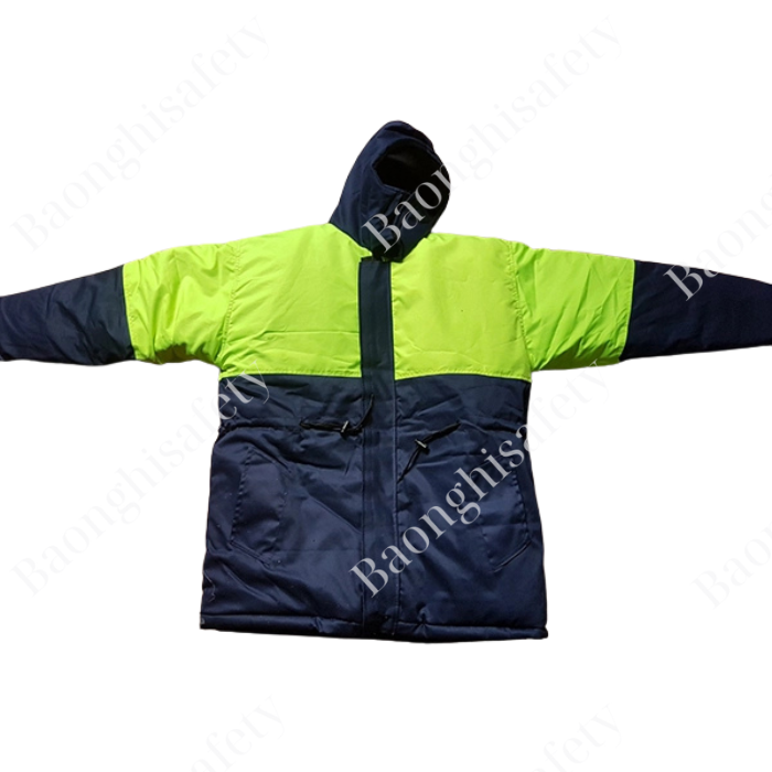 Quần áo kho lạnh -20℃ có phản quang Quần áo kho lạnh -20℃ có phản quang