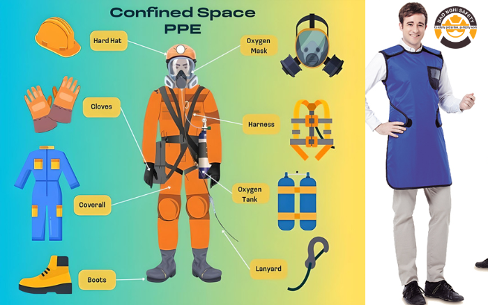 Sử dụng thiết bị bảo hộ bức xạ